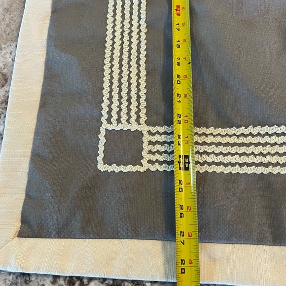 6 Piece Madison Park King Size Duvet Comforter Bedding Set Gray White Home Decor - Picture 12 of 16